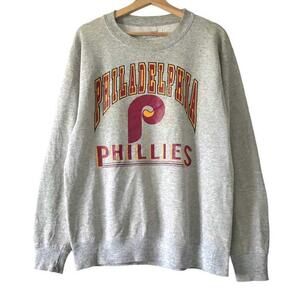 Philadelphia Phillies 1998 90S M Lb Crewneck Sweatshirt Retro